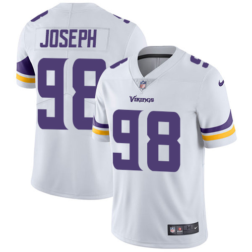 Minnesota Vikings #98 Limited Linval Joseph White Nike NFL Road Men Jersey Vapor Untouchable->minnesota vikings->NFL Jersey